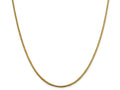 FJC Finejewelers 14 kt Yellow Gold 1.85mm Round Snake Chain