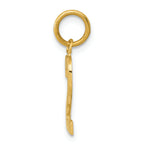 FJC Finejewelers 14k Yellow Gold Casted Small Polished Number 2 Charm