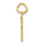 FJC Finejewelers 14k Yellow Gold Casted Small Polished Number 6 Charm