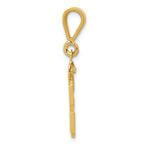 FJC Finejewelers 14k Yellow Gold Small Polished Number 33 Charm