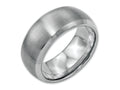 Chisel Stainless Steel Beveled Edge 10mm Brushed And Polished Wedding Band