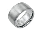 Chisel Stainless Steel 12mm Brushed Wedding Band