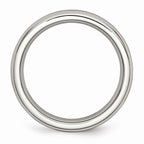 Chisel Stainless Steel 4mm December Teal CZ Ring