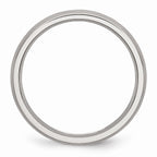 Chisel Stainless Steel 4mm Brushed Wedding Band