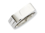 Chisel Stainless Steel 8mm Wedding Band