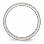 Chisel Stainless Steel 5mm Brushed Wedding Band