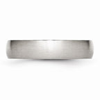 Chisel Stainless Steel 5mm Brushed Wedding Band