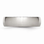 Chisel Stainless Steel 6mm Brushed Wedding Band