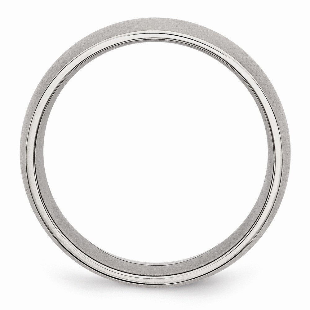 Chisel Stainless Steel 7mm Brushed Wedding Band