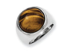Chisel Stainless Steel Tiger's Eye Ring