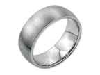 Chisel Stainless Steel 8mm Brushed Wedding Band