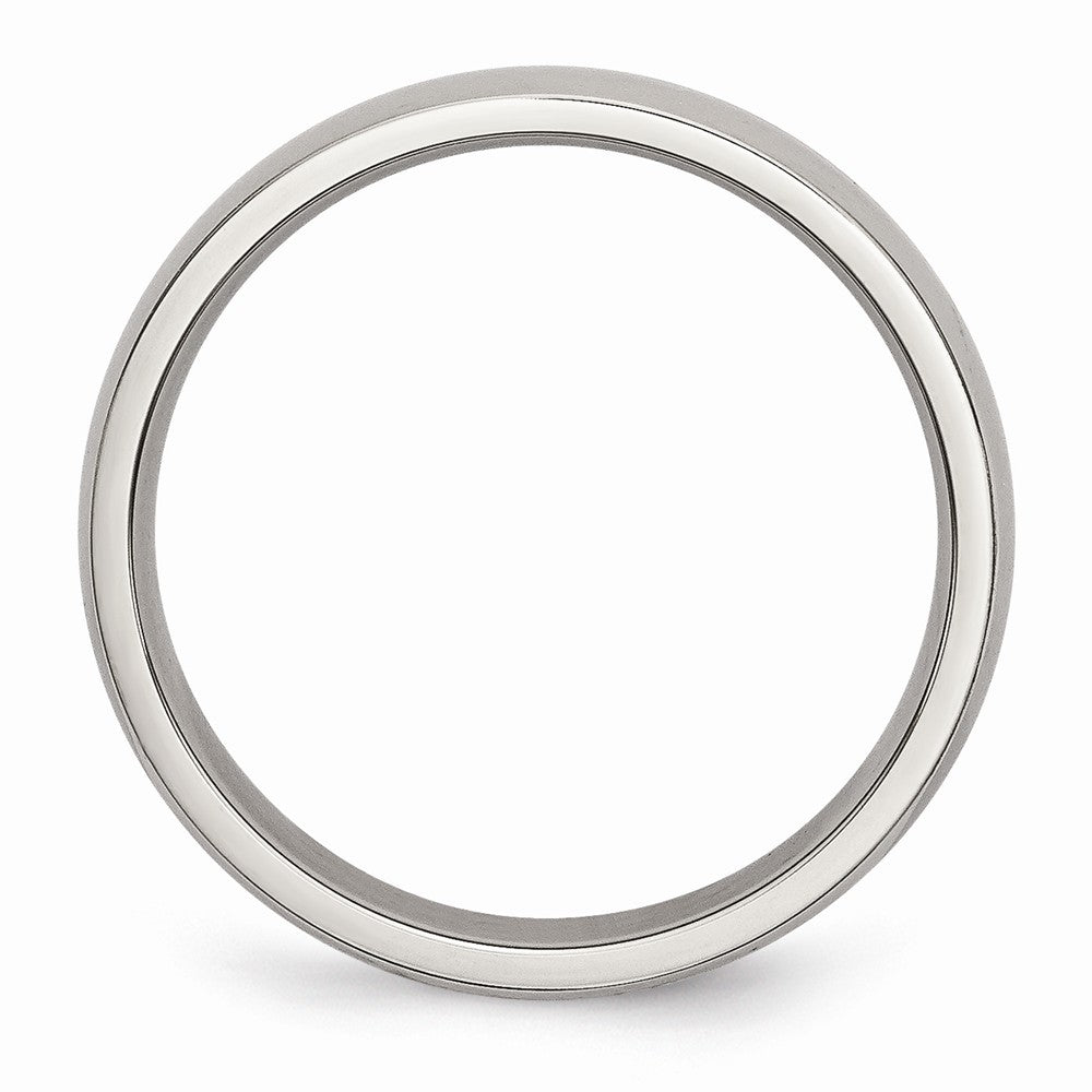 Chisel Stainless Steel 4mm Polished Wedding Band