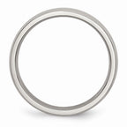 Chisel Stainless Steel 4mm Polished Wedding Band
