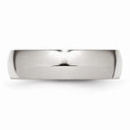 Chisel Stainless Steel 6mm Polished Wedding Band