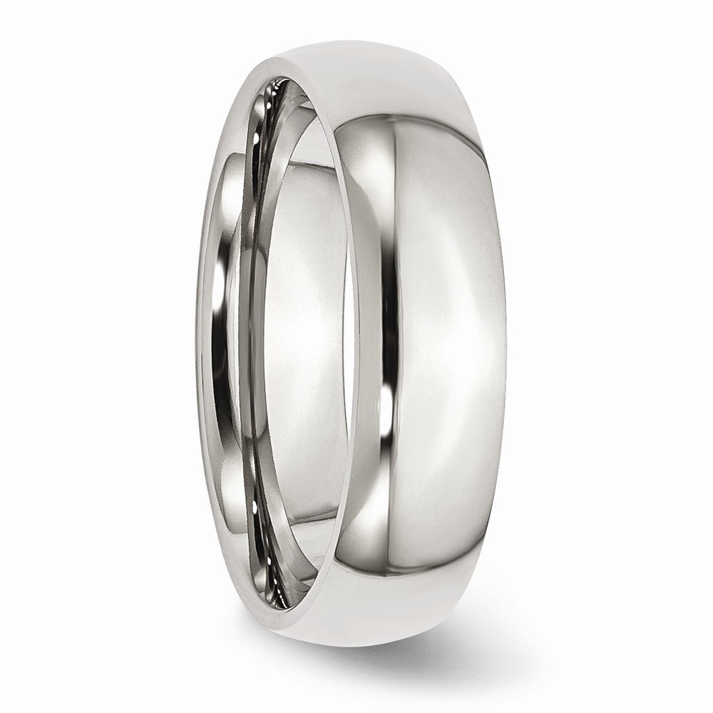 Chisel Stainless Steel 6mm Polished Wedding Band
