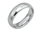 Chisel Stainless Steel 6mm Polished Wedding Band