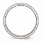 Chisel Stainless Steel 7mm Polished Wedding Band