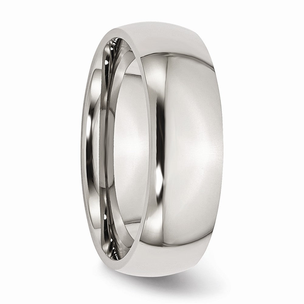 Chisel Stainless Steel 7mm Polished Wedding Band