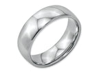 Chisel Stainless Steel 7mm Polished Wedding Band