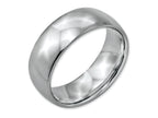 Chisel Stainless Steel 8mm Polished Wedding Band