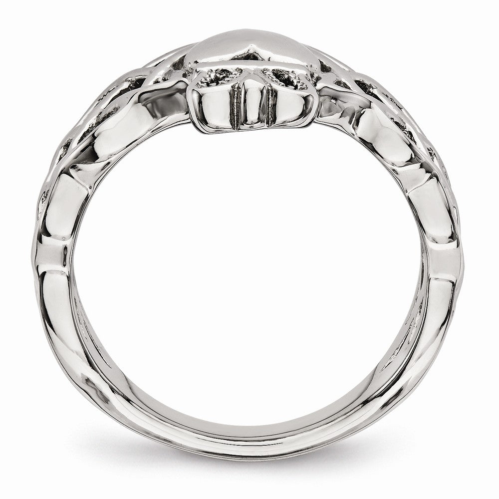 Chisel Stainless Steel Polished Claddagh Ring