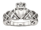 Chisel Stainless Steel Polished Claddagh Ring