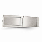 Chisel Stainless Steel Brushed And Polished With CZ Ring
