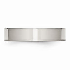Chisel Stainless Steel Flat 5mm Polished Wedding Band