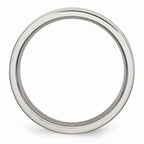 Chisel Stainless Steel Flat 5mm Polished Wedding Band