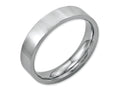 Chisel Stainless Steel Flat 5mm Polished Wedding Band
