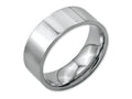 Chisel Stainless Steel Flat 8mm Polished Wedding Band