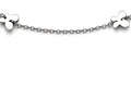 Chisel Stainless Steel Polished Butterfly Charms With 1in Extension Anklet