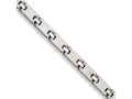 Chisel Stainless Steel Brushed and Polished Bracelet - 8.5 inches
