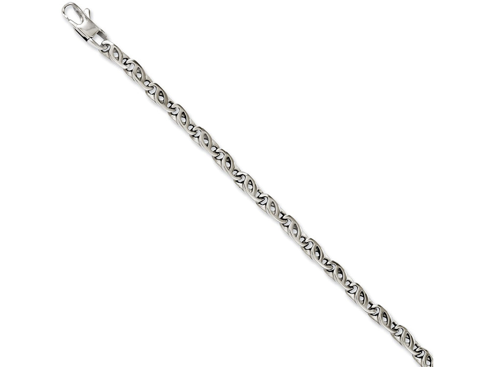 Chisel Stainless Steel Polished Fancy Link 7.5in Bracelet