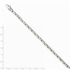 Chisel Stainless Steel Polished Oval Links 7.75in Bracelet