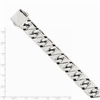 Chisel Stainless Steel Polished Fancy Link 8.5in Bracelet