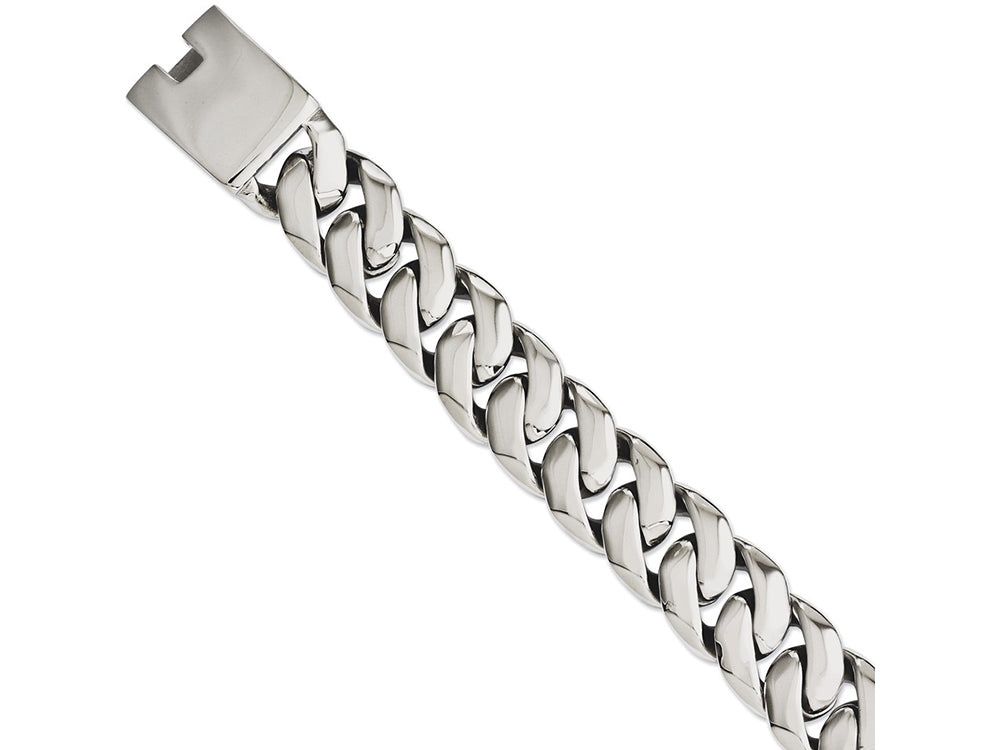Chisel Stainless Steel Polished 9in Bracelet