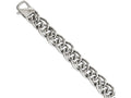 Chisel Stainless Steel Large and Small Ovals 8.25in Bracelet