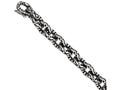Chisel Stainless Steel Antiqued And Textured 8.25in Bracelet