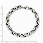 Chisel Stainless Steel Polished Ovals 8.25in Bracelet