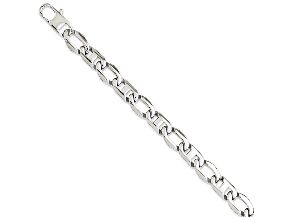 Chisel Stainless Steel Polished Open Links Bracelet