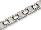 Chisel Stainless Steel Brushed and Satin Bracelet - 8.75 inches