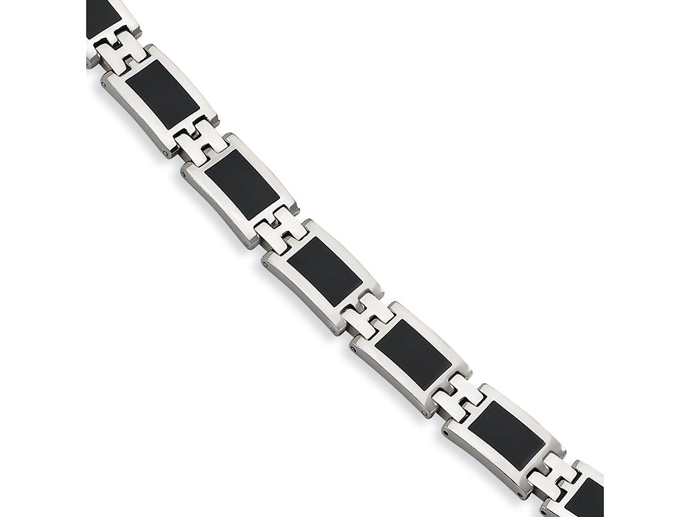 Chisel Stainless Steel Enameled Bracelet - 9 inches