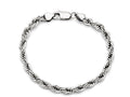 Chisel Stainless Steel Polished 6mm Rope Bracelet