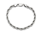 Chisel Stainless Steel Polished 6mm Rope Bracelet