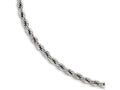 Chisel Stainless Steel Polished 7mm Rope Bracelet