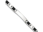 Chisel Stainless Steel Carbon Fiber Bracelet - 8.5 inches