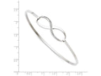 FJC Finejewelers Stainless Steel Infinity Polished CZ Bangle