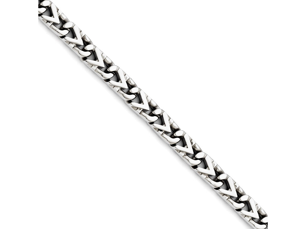 Chisel Stainless Steel Polished 8mm Bracelet