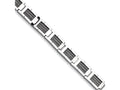 Chisel Stainless Steel Grey Cable Bracelet - 8.5 inches